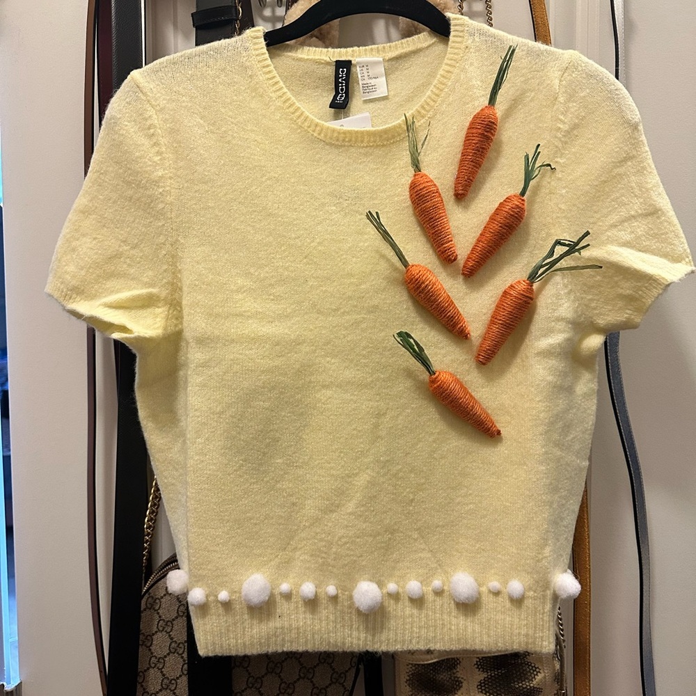 NWT custom Easter/spring sweater